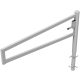 Swiveling gates with Euro profile cylinder lock