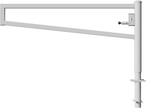 Forgó kapu szögletes - hengerzárral