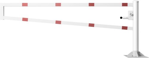 Forgó kapu szögletes - porszórt - háromszögzárral - talppal