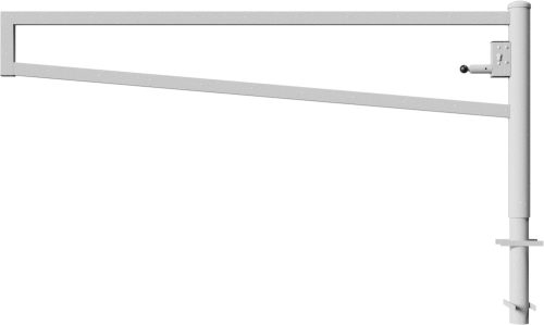 Forgó kapu szögletes - hengerzárral