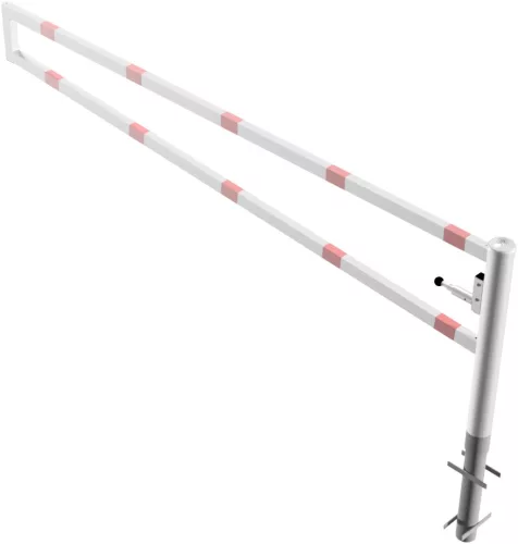 Forgó kapu szögletes - porszórt - lakattal