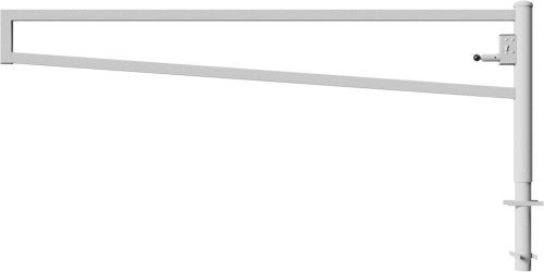 Forgó kapu szögletes - hengerzárral