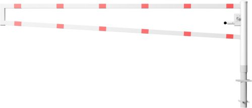 Forgó kapu szögletes - porszórt - háromszögzárral