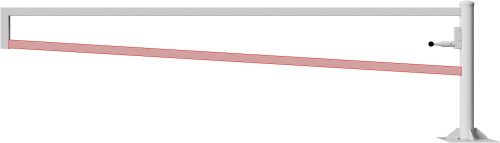 Forgó kapu szögletes - lakattal - talppal