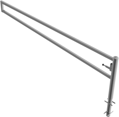 Forgó kapu szögletes - lakattal