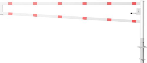 Forgó kapu szögletes  - porszórt - hengerzárral