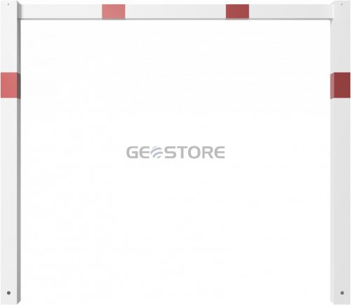 Stationary access barriers welded with top bar