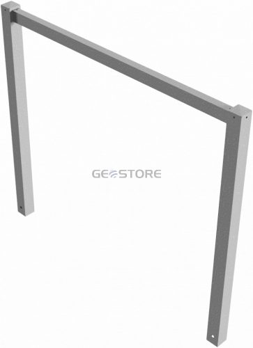 Stationary access barriers welded with top bar