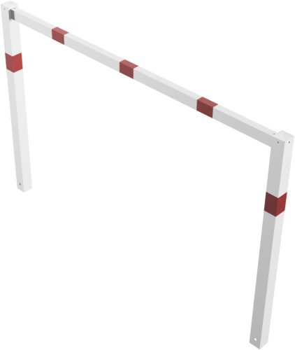 Stationary access barriers welded with top bar