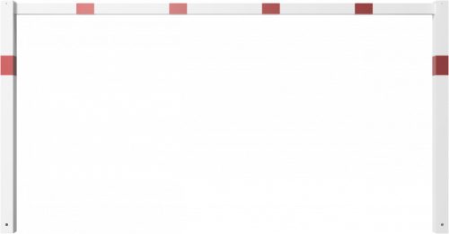 Stationary access barriers welded with top bar