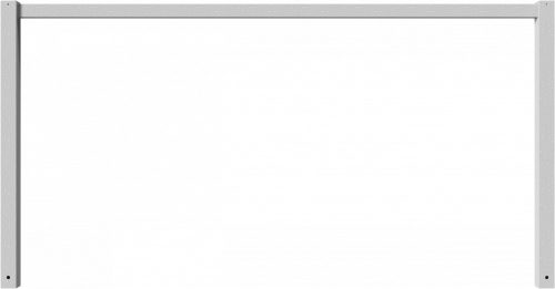 Stationary access barriers welded with top bar