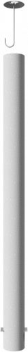 Steel tube bollards Ø 152 x 3.2 mm stationary, for casting in concrete hot-dip galvanized