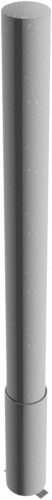 Steel tube bollard Ø 152 x 3,2 mm removable, without locking mechanism hot-dip galvanized