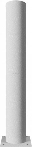 Steel tube bollards Ø 152 x 3.2 mm to be fixed by plugs hot-dip galvanized