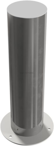 Rozsdamentes acéloszlop Ø 154 mm - 600 mm - talppal
