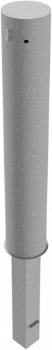 Rozsdamentes acéloszlop Ø 154 mm - kivehető