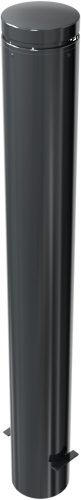 Ornamental bollard steel tube Ø 152 mm