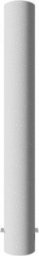 Steel tube bollards Ø 193 x 3,6 mm stationary, for casting in concrete hot-dip galvanized