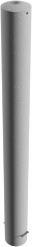 Steel tube bollards Ø 193 x 3,6 mm stationary, for casting in concrete hot-dip galvanized