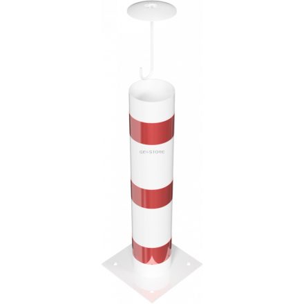 Korlátoszlop Ø 193 x 3,6 mm - talplemezzel