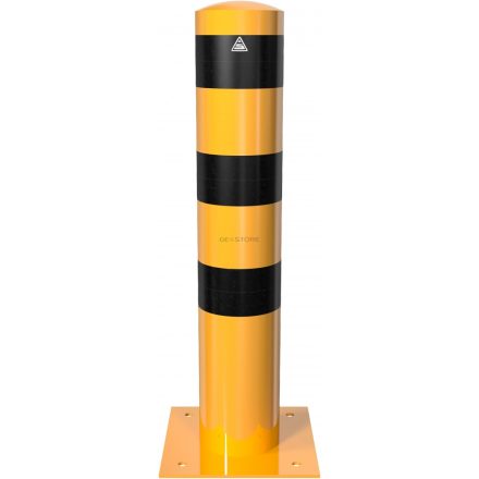Védőoszlop talpas Ø 193 x 3,6 mm - sárga / fekete