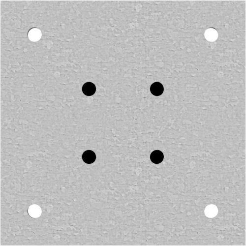 Korlátoszlop Ø 193 x 3,6 mm - talplemezzel