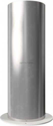 Rozsdamentes acéloszlop Ø 204 mm - 600 mm - talppal