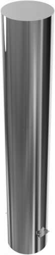 Rozsdamentes acéloszlop Ø 204 mm - 1200 mm