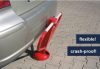 Ütközésbiztos parkolásgátló sorompó, lehajtható