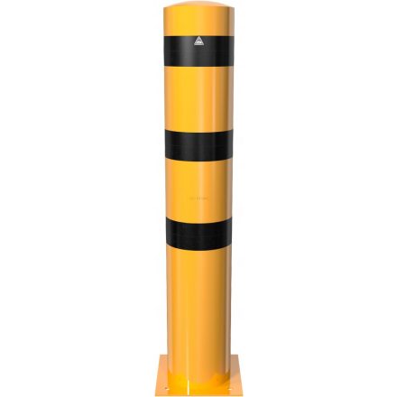 Védőoszlop talpas Ø 193 x 3,6 mm - sárga / fekete