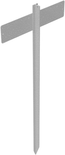 Drive-in rod made of 40-mm T-bar for signposting parking lots