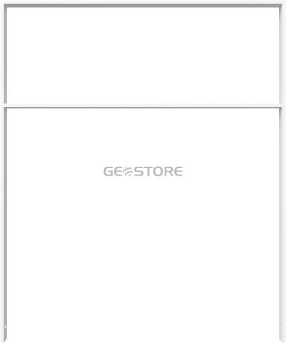 Laposacél kerékpártámasz - hajlított - 50 x 12 mm