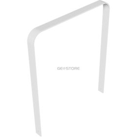 Laposacél kerékpártámasz - hajlított - 80 x 12 mm