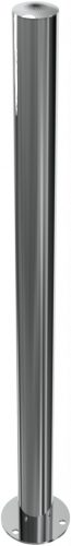Rozsdamentes acéloszlop Ø 60 mm - talppal