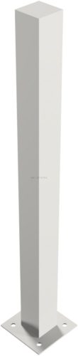 Rozsdamentes acéloszlop 70 x 70 mm - talppal