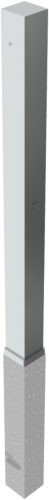 Rozsdamentes acéloszlop 70 x 70 mm - kivehető