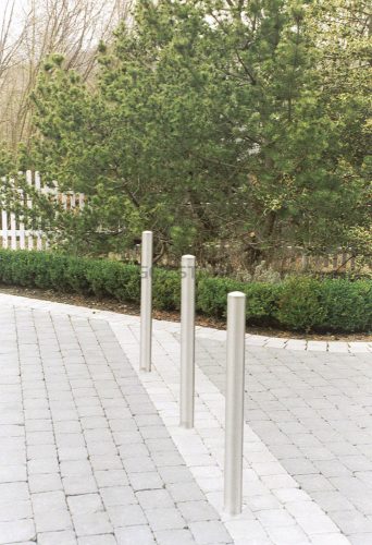 Rozsdamentes acéloszlop Ø 76 mm - kivehető