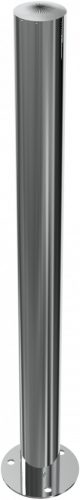 Rozsdamentes acéloszlop Ø 76 mm - talppal