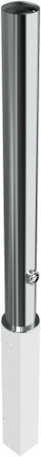 Rozsdamentes acéloszlop Ø 89 mm - kivehető