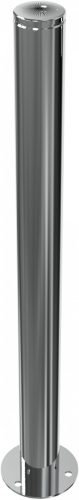 Rozsdamentes acéloszlop Ø 89 mm - talppal