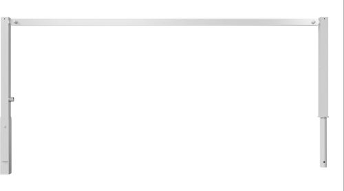 Access barriers with triangular locking mechanism swing-back with top bar