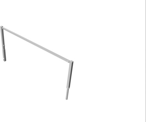 Access barriers with triangular locking mechanism swing-back with top bar