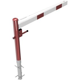 Forgó sorompó feszítőkötéllel - háromszögzárral