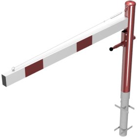 Forgó sorompó feszítőkötéllel - lakattal