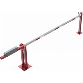 Sorompó ellensúllyal - segédoszloppal - hengerzárral