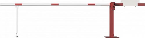 Sorompó ellensúllyal - lengőtámasszal - háromszögzárral