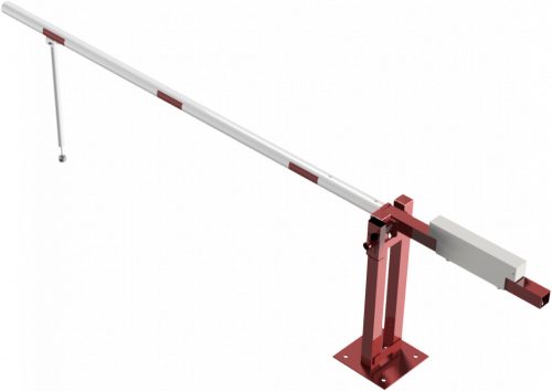 Sorompó ellensúllyal - lengőtámasszal - háromszögzárral