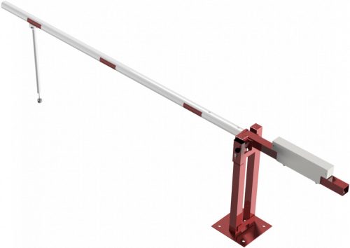 Sorompó ellensúllyal - lengőtámasszal - hengerzárral