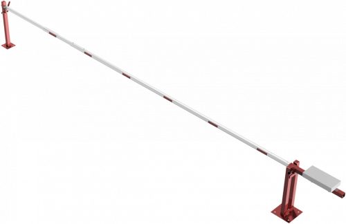 Sorompó ellensúllyal - segédoszloppal - háromszögzárral