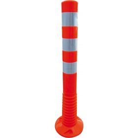   Műanyag elhajló oszlop - piros "Flexipost" típus